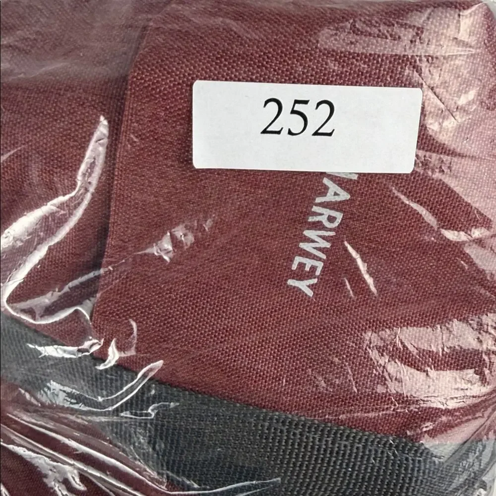 NWOT Men's Duffel Bag - Burgundy and Gray